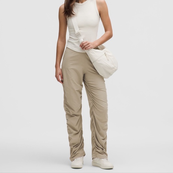 lululemon athletica Pants - NWT Lululemon Dance Studio Slim-Fit High-Rise Flared Pant Sheer Oak